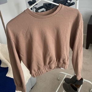Zara crop sweatshirt